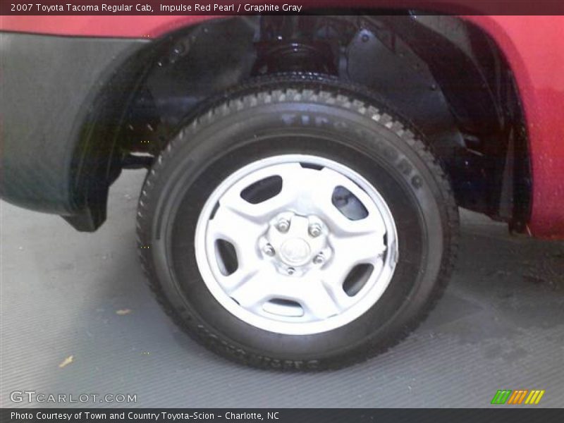Impulse Red Pearl / Graphite Gray 2007 Toyota Tacoma Regular Cab