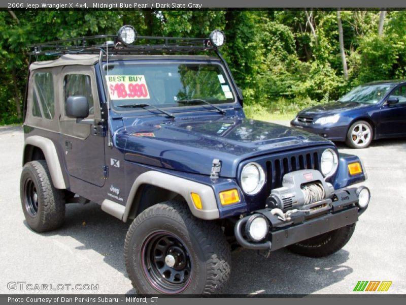 Midnight Blue Pearl / Dark Slate Gray 2006 Jeep Wrangler X 4x4