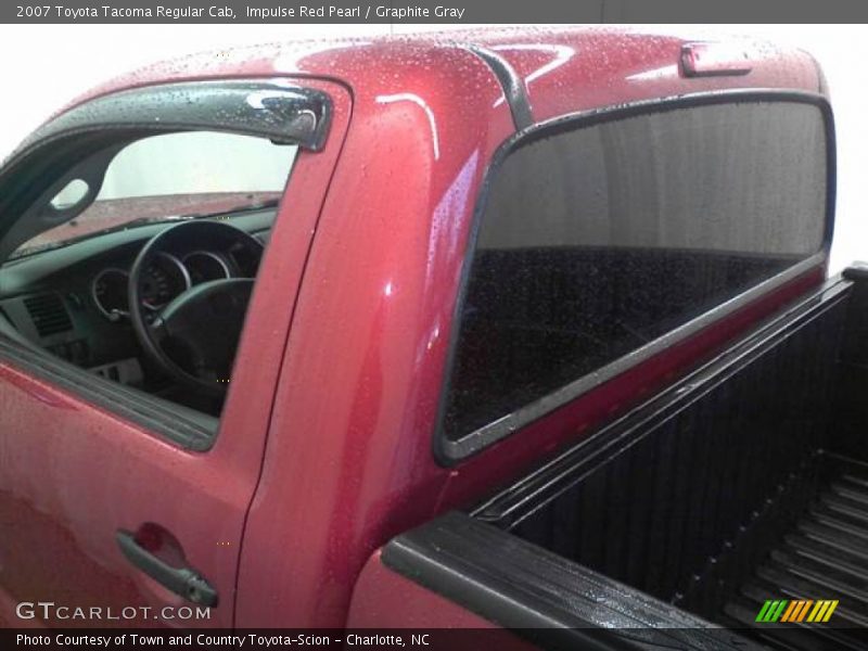 Impulse Red Pearl / Graphite Gray 2007 Toyota Tacoma Regular Cab