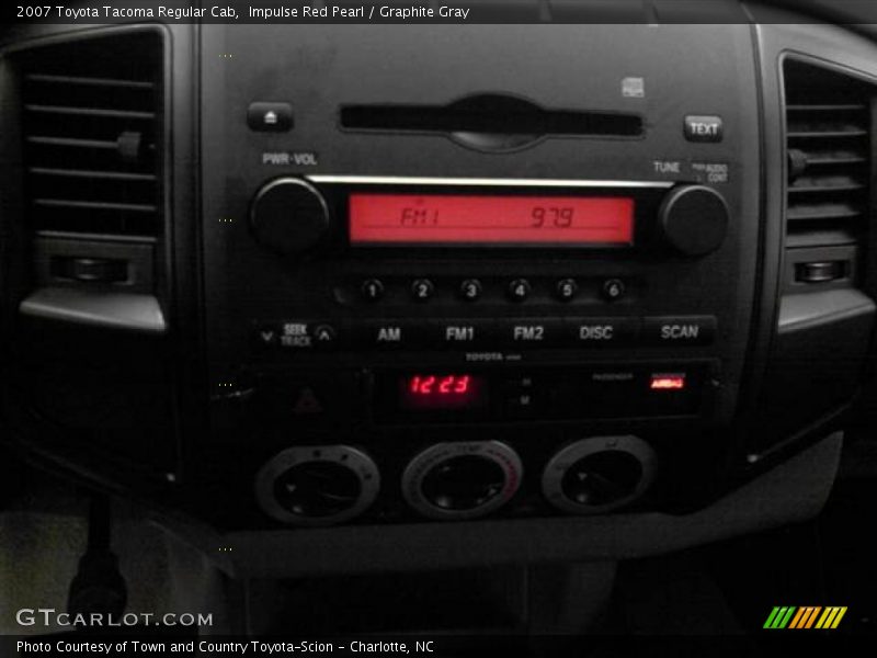Impulse Red Pearl / Graphite Gray 2007 Toyota Tacoma Regular Cab