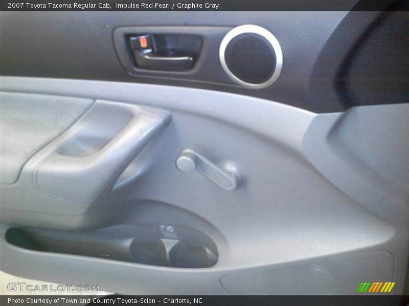 Impulse Red Pearl / Graphite Gray 2007 Toyota Tacoma Regular Cab