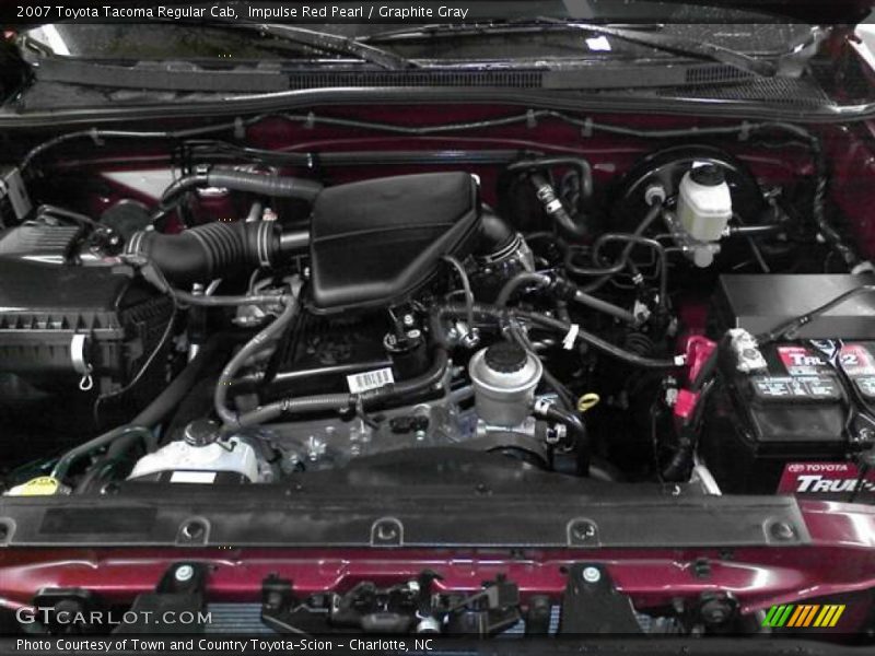 Impulse Red Pearl / Graphite Gray 2007 Toyota Tacoma Regular Cab