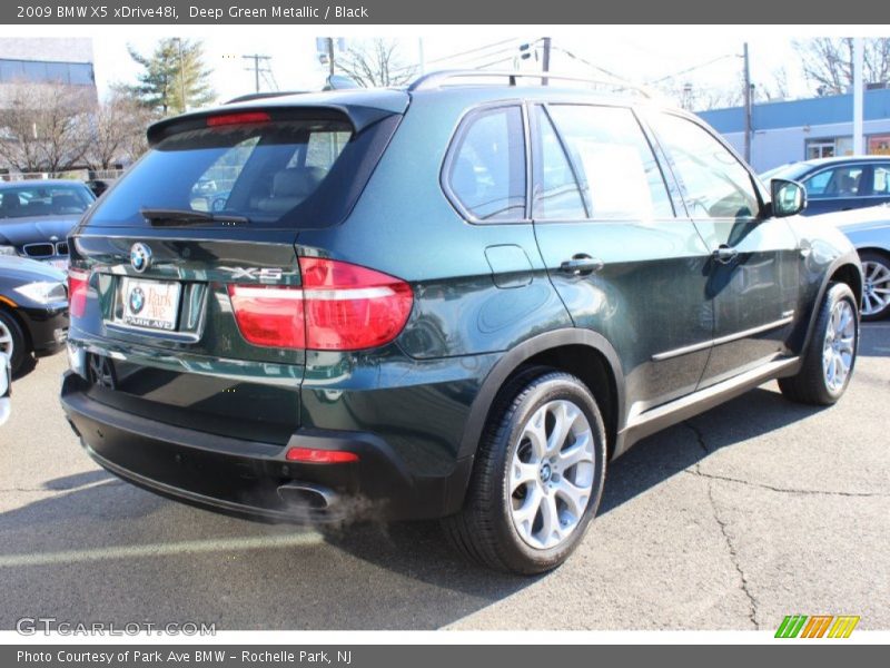 Deep Green Metallic / Black 2009 BMW X5 xDrive48i