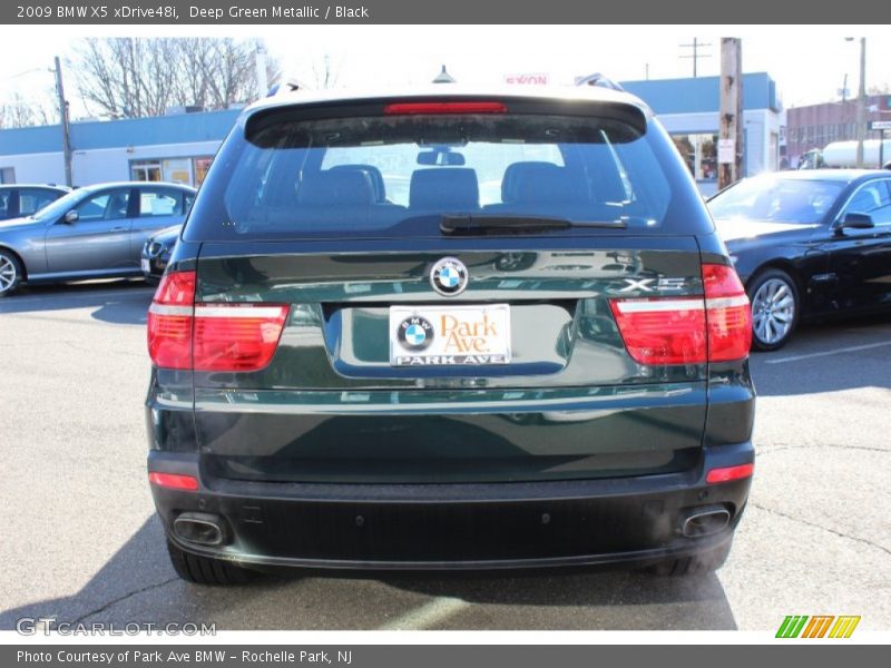 Deep Green Metallic / Black 2009 BMW X5 xDrive48i