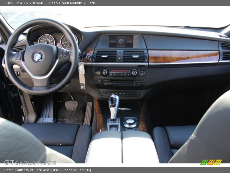 Deep Green Metallic / Black 2009 BMW X5 xDrive48i