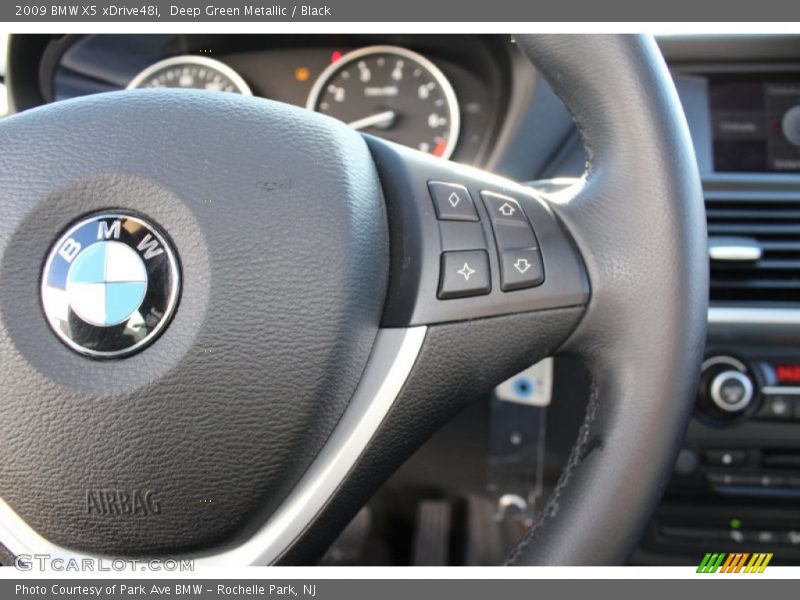 Deep Green Metallic / Black 2009 BMW X5 xDrive48i