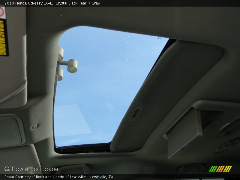 Crystal Black Pearl / Gray 2010 Honda Odyssey EX-L