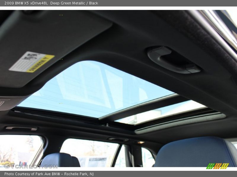Deep Green Metallic / Black 2009 BMW X5 xDrive48i
