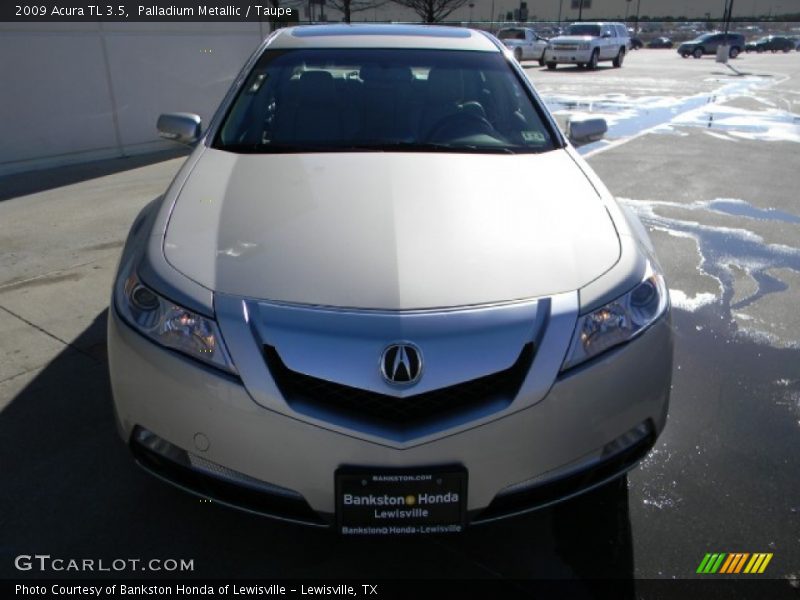 Palladium Metallic / Taupe 2009 Acura TL 3.5