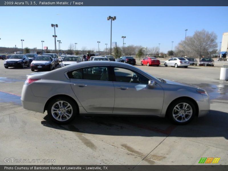 Palladium Metallic / Taupe 2009 Acura TL 3.5