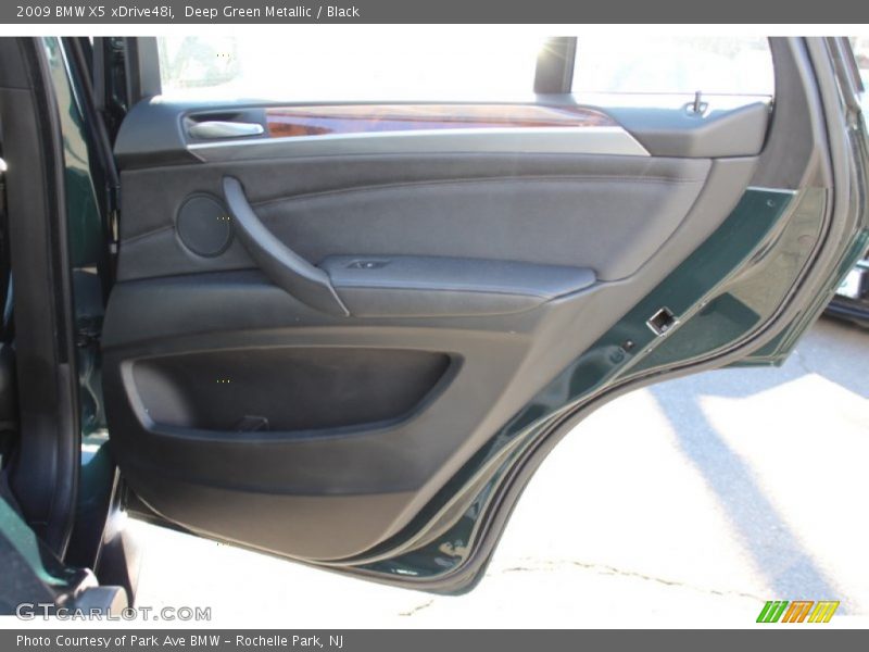 Deep Green Metallic / Black 2009 BMW X5 xDrive48i