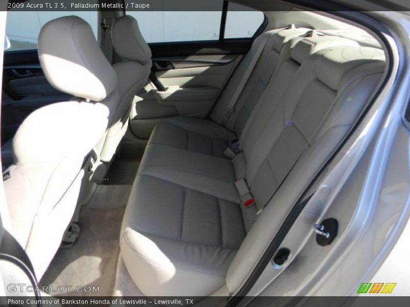 Palladium Metallic / Taupe 2009 Acura TL 3.5