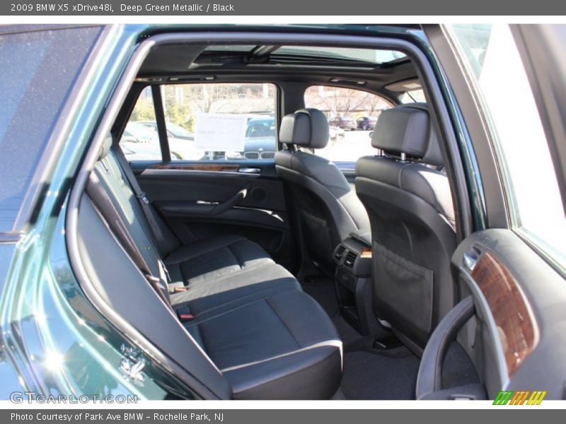 Deep Green Metallic / Black 2009 BMW X5 xDrive48i