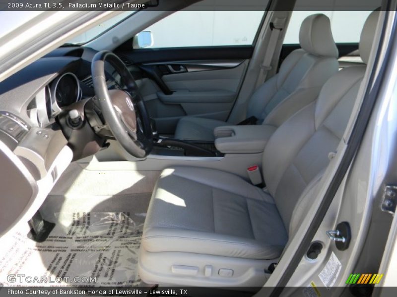 Palladium Metallic / Taupe 2009 Acura TL 3.5