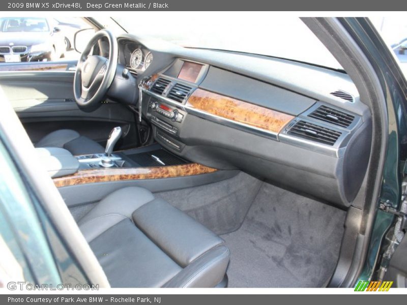 Deep Green Metallic / Black 2009 BMW X5 xDrive48i