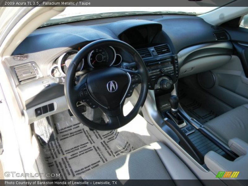 Palladium Metallic / Taupe 2009 Acura TL 3.5