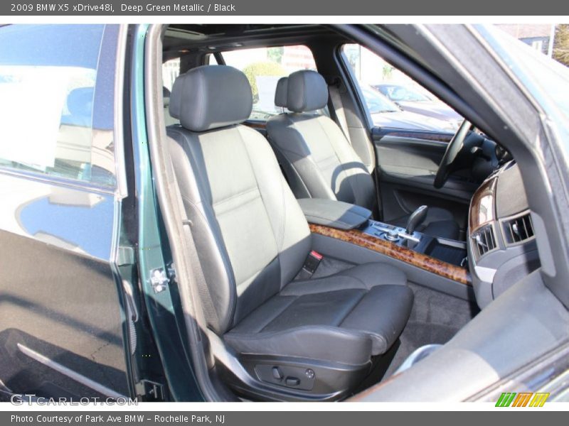 Deep Green Metallic / Black 2009 BMW X5 xDrive48i