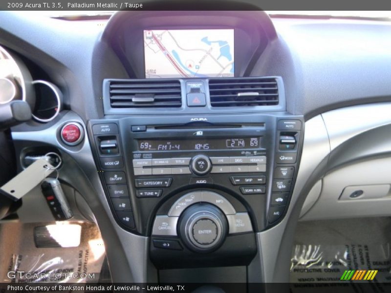 Palladium Metallic / Taupe 2009 Acura TL 3.5