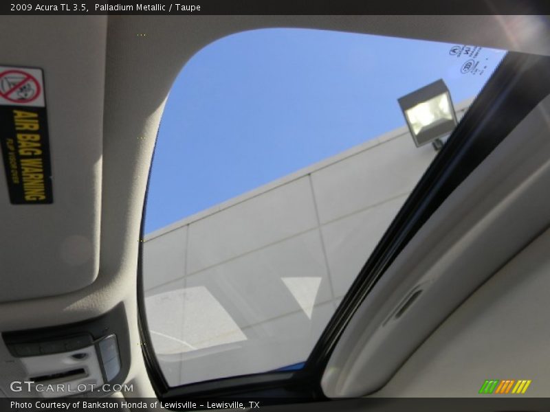 Palladium Metallic / Taupe 2009 Acura TL 3.5