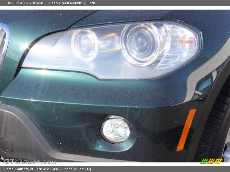 Deep Green Metallic / Black 2009 BMW X5 xDrive48i