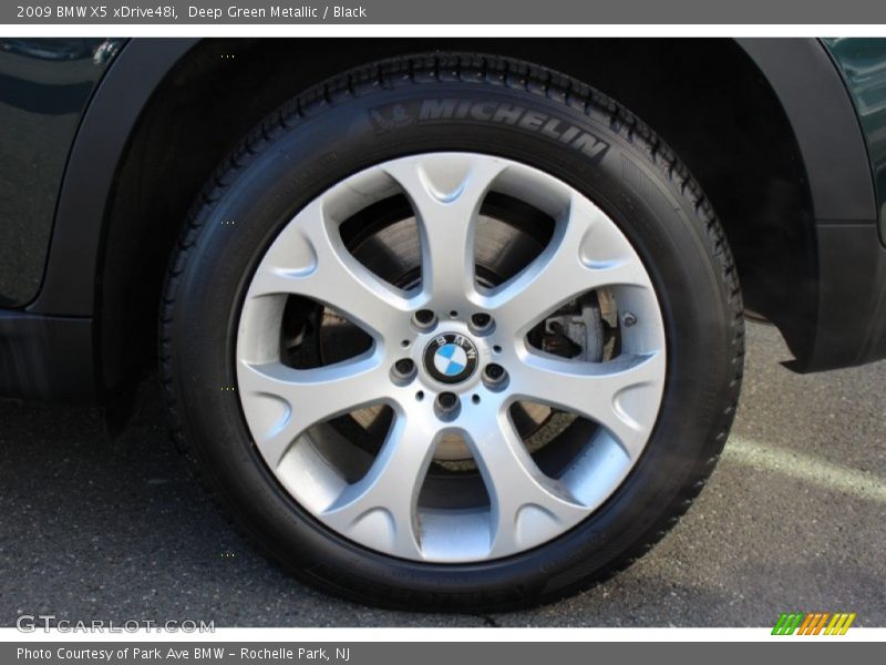 Deep Green Metallic / Black 2009 BMW X5 xDrive48i