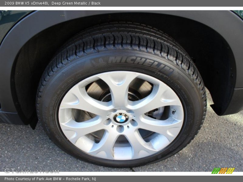 Deep Green Metallic / Black 2009 BMW X5 xDrive48i
