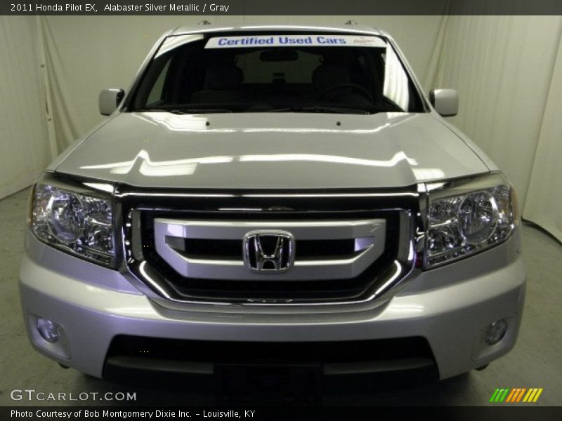 Alabaster Silver Metallic / Gray 2011 Honda Pilot EX