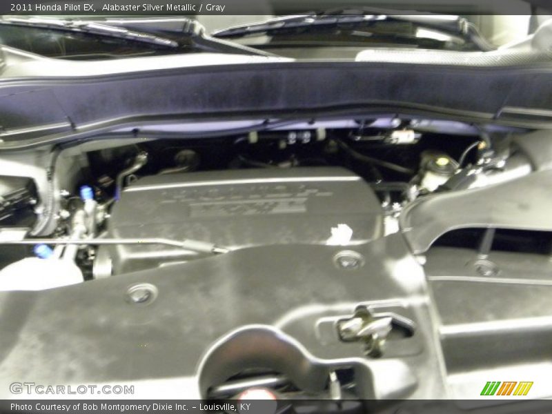 Alabaster Silver Metallic / Gray 2011 Honda Pilot EX