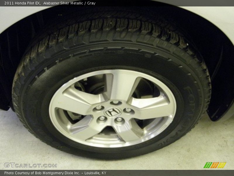 Alabaster Silver Metallic / Gray 2011 Honda Pilot EX