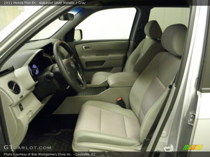Alabaster Silver Metallic / Gray 2011 Honda Pilot EX