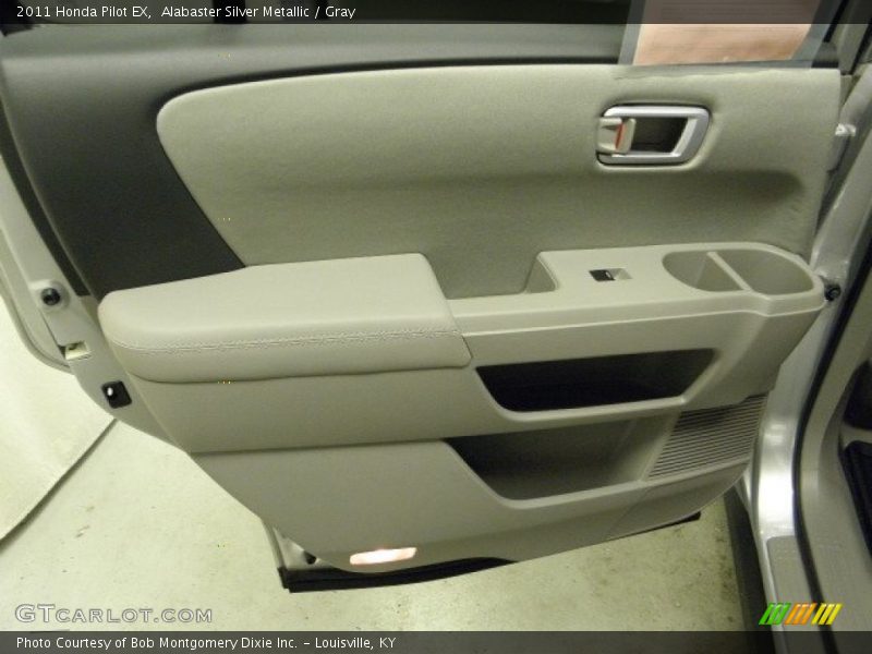 Alabaster Silver Metallic / Gray 2011 Honda Pilot EX