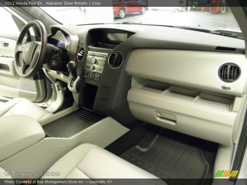 Alabaster Silver Metallic / Gray 2011 Honda Pilot EX