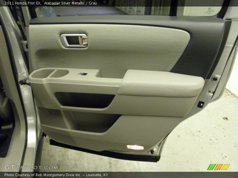 Alabaster Silver Metallic / Gray 2011 Honda Pilot EX