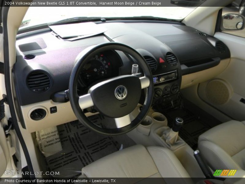 Harvest Moon Beige / Cream Beige 2004 Volkswagen New Beetle GLS 1.8T Convertible