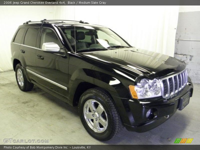 Black / Medium Slate Gray 2006 Jeep Grand Cherokee Overland 4x4