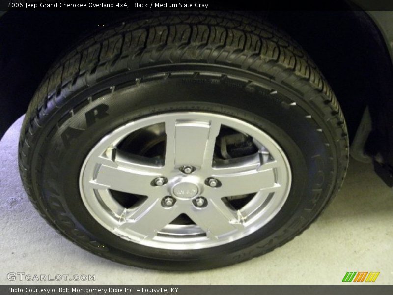 Black / Medium Slate Gray 2006 Jeep Grand Cherokee Overland 4x4