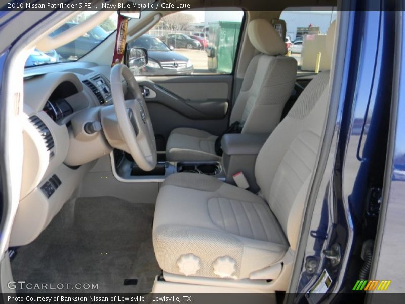 Navy Blue Metallic / Cafe Latte 2010 Nissan Pathfinder S FE+