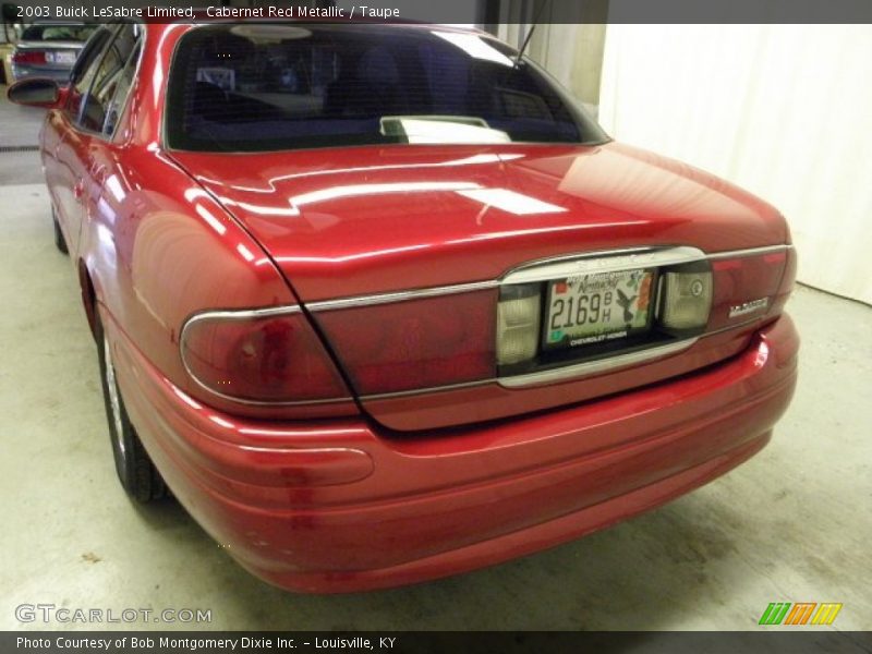 Cabernet Red Metallic / Taupe 2003 Buick LeSabre Limited