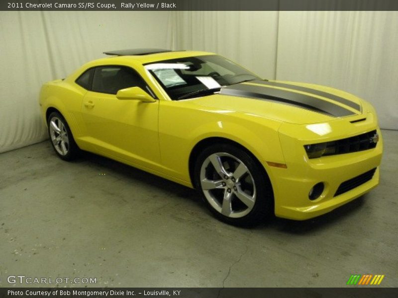 Rally Yellow / Black 2011 Chevrolet Camaro SS/RS Coupe