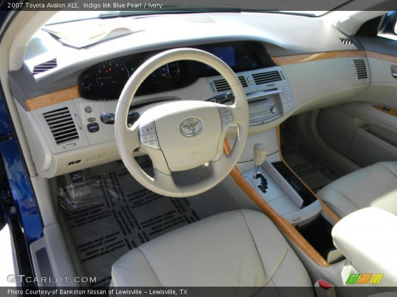 Indigo Ink Blue Pearl / Ivory 2007 Toyota Avalon XLS