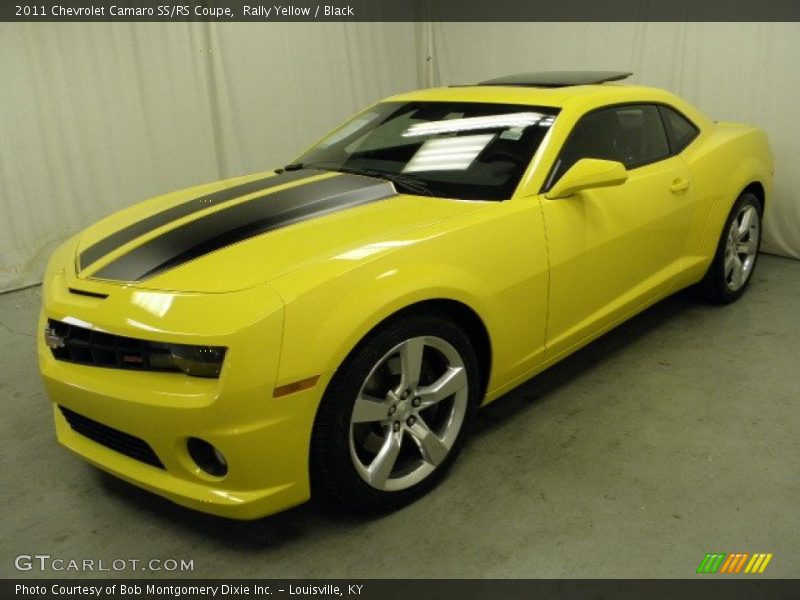 Rally Yellow / Black 2011 Chevrolet Camaro SS/RS Coupe