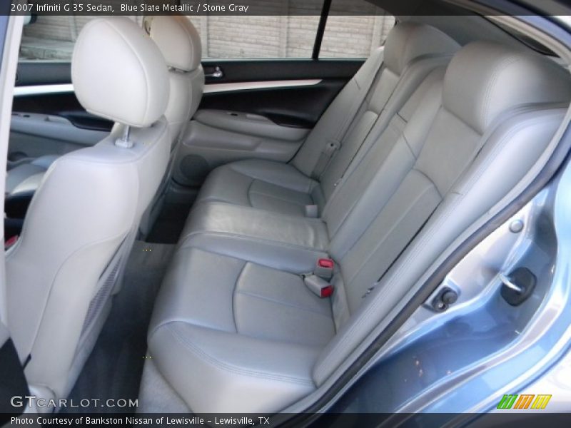 Blue Slate Metallic / Stone Gray 2007 Infiniti G 35 Sedan