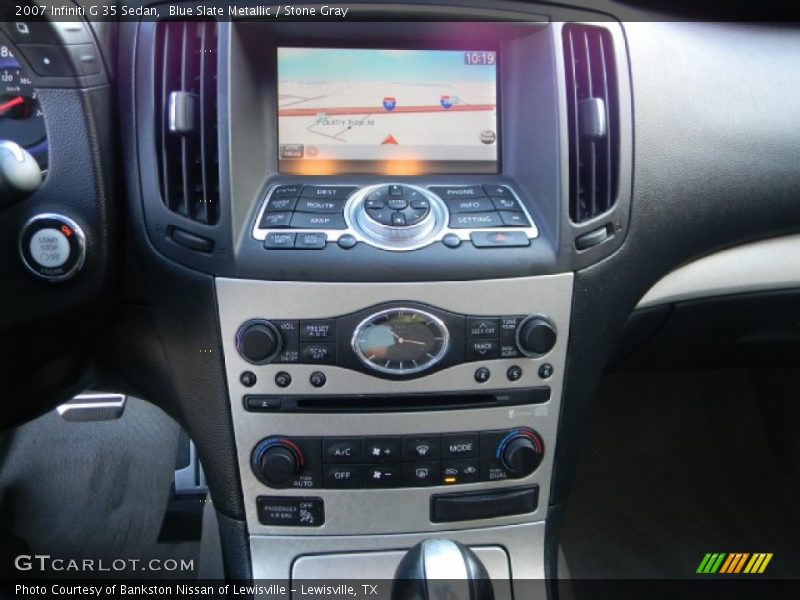 Blue Slate Metallic / Stone Gray 2007 Infiniti G 35 Sedan