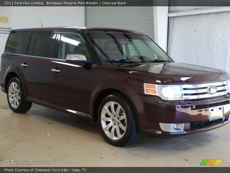 Bordeaux Reserve Red Metallic / Charcoal Black 2011 Ford Flex Limited