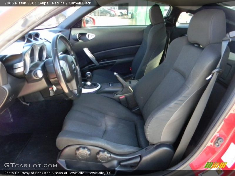 Front Seat of 2006 350Z Coupe