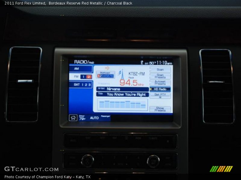 Bordeaux Reserve Red Metallic / Charcoal Black 2011 Ford Flex Limited