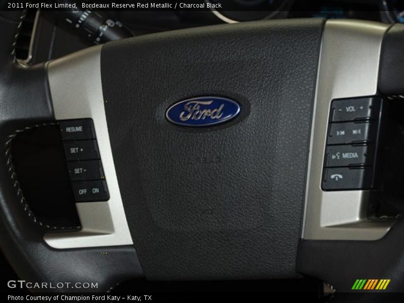 Bordeaux Reserve Red Metallic / Charcoal Black 2011 Ford Flex Limited