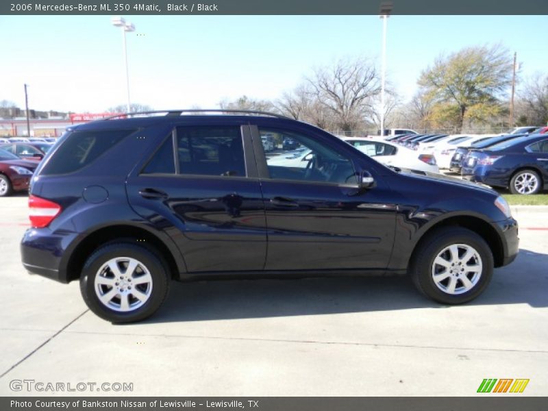 Black / Black 2006 Mercedes-Benz ML 350 4Matic