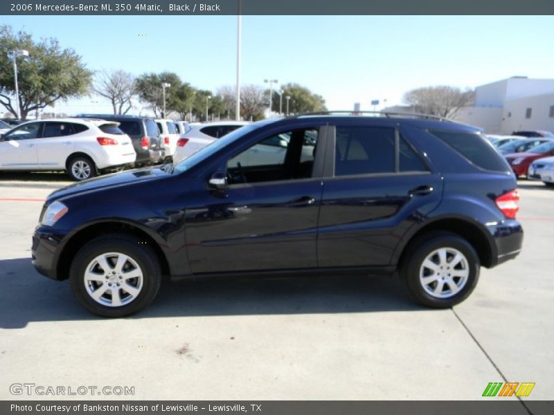Black / Black 2006 Mercedes-Benz ML 350 4Matic