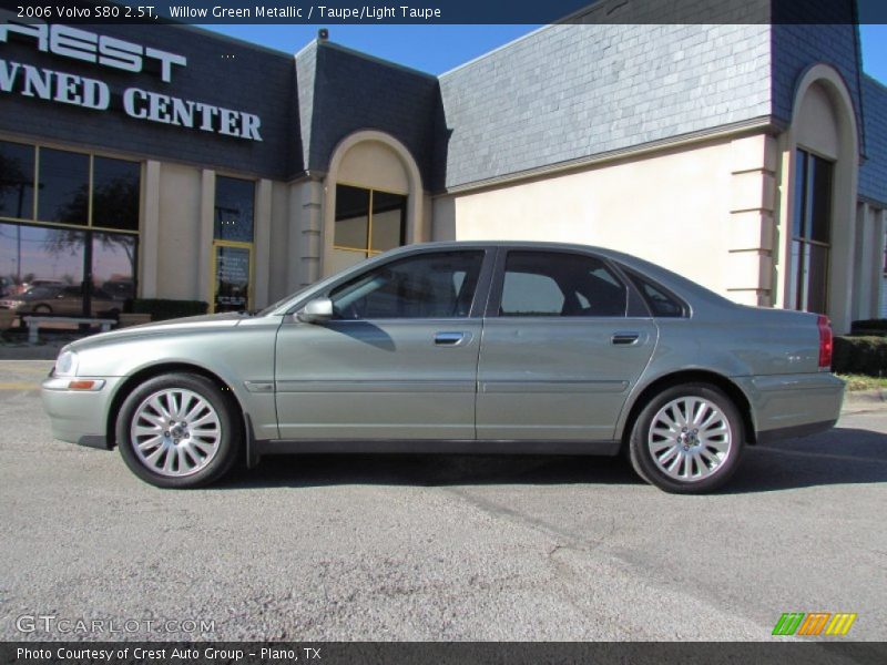 Willow Green Metallic / Taupe/Light Taupe 2006 Volvo S80 2.5T